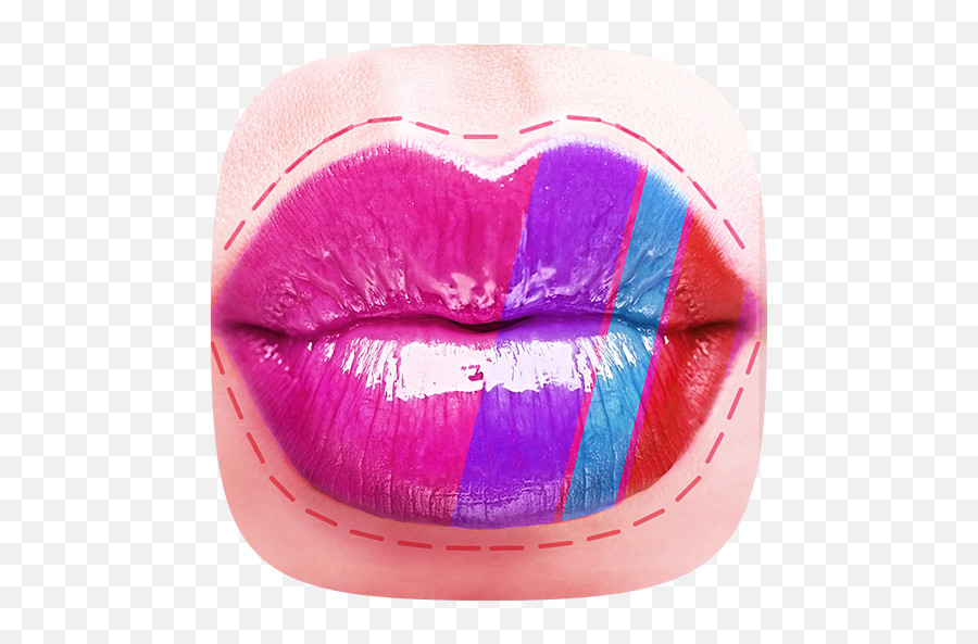 Duck Face Selfie - Lip Gloss Emoji,Pouty Face Emoji