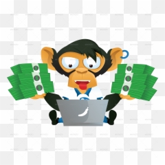 Sad Money Png Picture - Cartoon Of Monkey Emoji