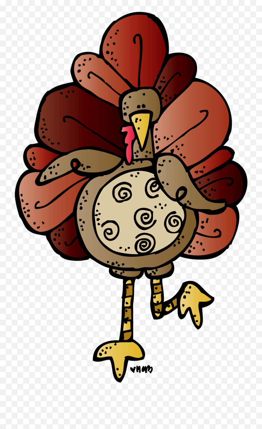 Melonheadz - Melonheadz Turkey Clipart Emoji,Dancing Turkey Emoticon