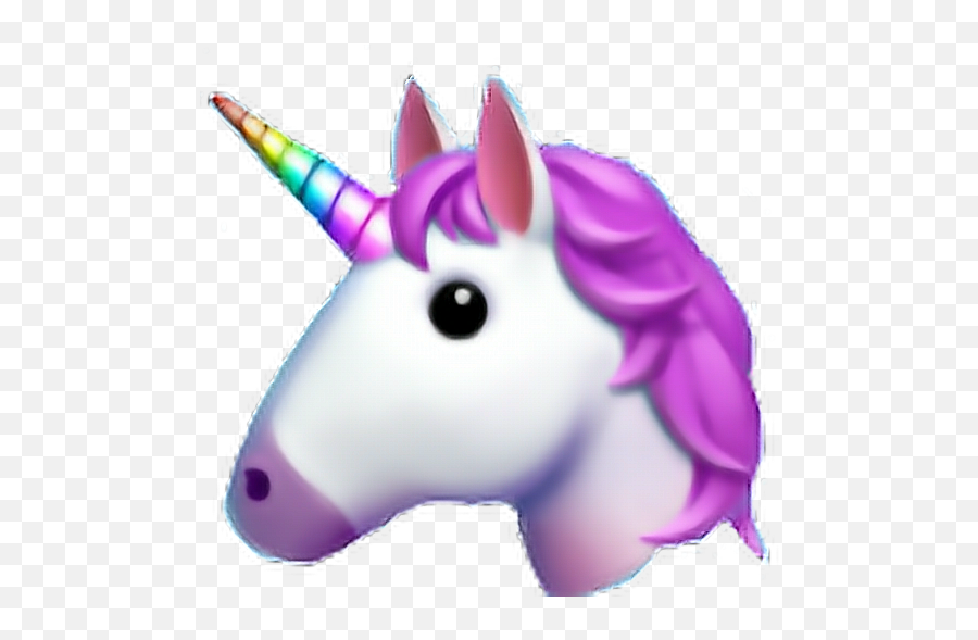 Sticker Unicornio Unicorn Emoji - Unicorn Emoji No Background,Todos Los Emojis De Whatsapp