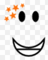 Orange Starface - Roblox Stars Face Emoji