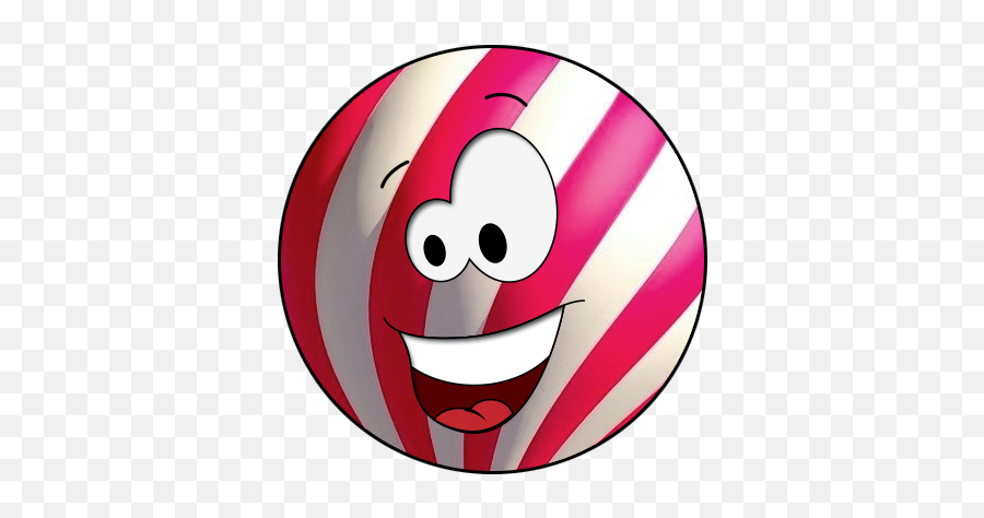 Smiley With Pink U0026 White Stripes Smiley Symbol - Clip Art Emoji,New Emoticon