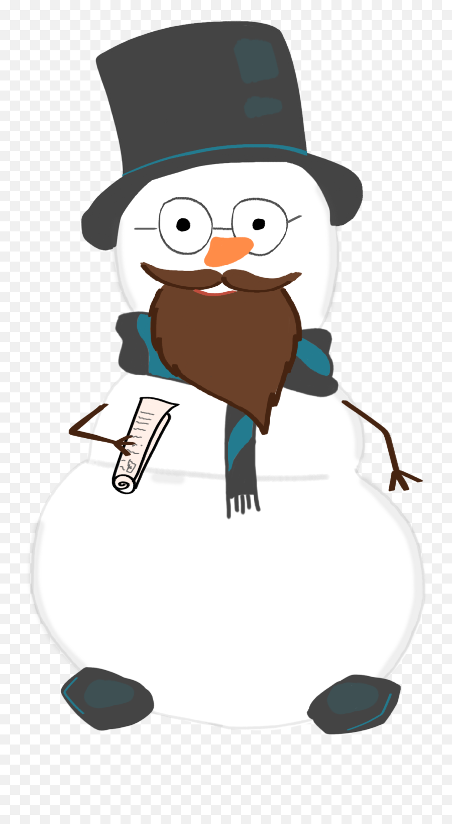 Snowman Snowmen Grandpa Grandfather Christmas Newyear - Cartoon Emoji,Grandpa Emoji
