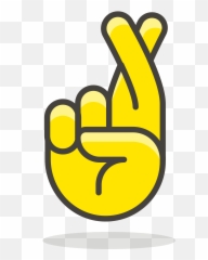 363 - Finger Crossed Png Emoji