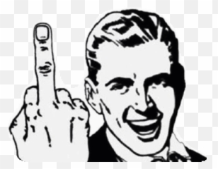 Top Fingers Stickers For Android Ios - Middle Gif Transparent Emoji