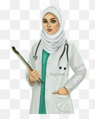 Popular and Trending hijab Stickers on PicsArt - Doctor Hijab Emoji