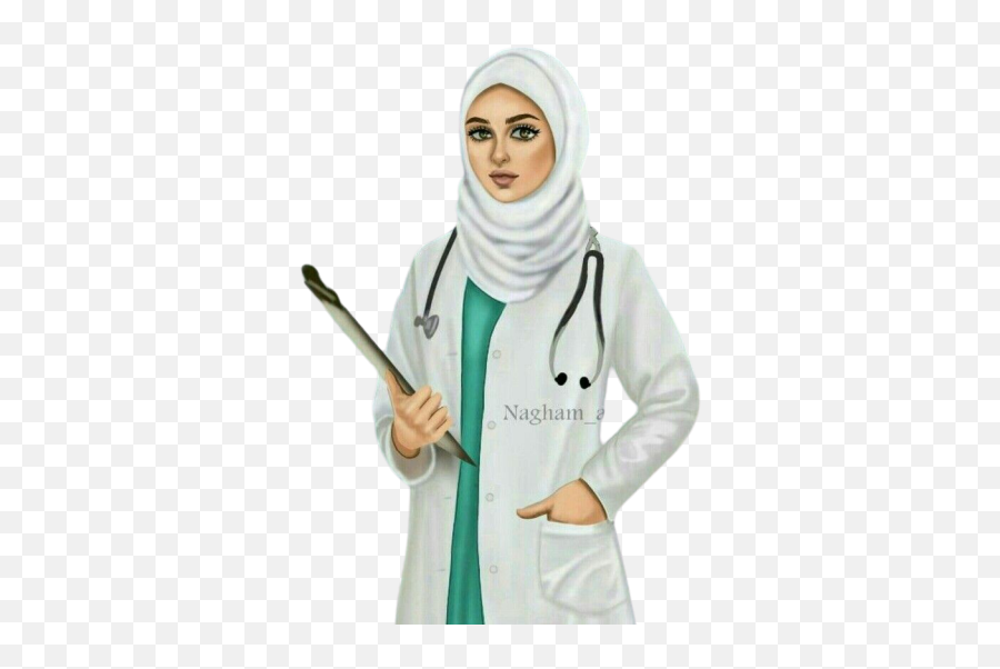 Popular And Trending Hijab Stickers On Picsart - Doctor Hijab Emoji,Hijab Emoji Download