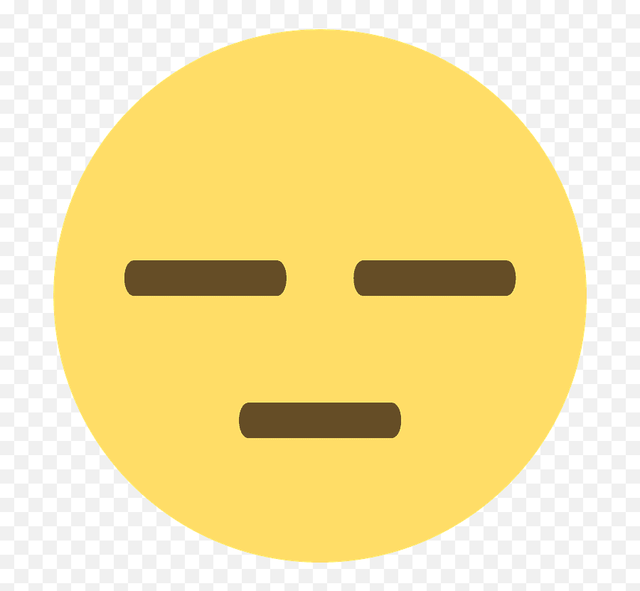 Expressionless Face Emoji Clipart Free Download Transparent - Down Steal This Album,Meh Emoticon
