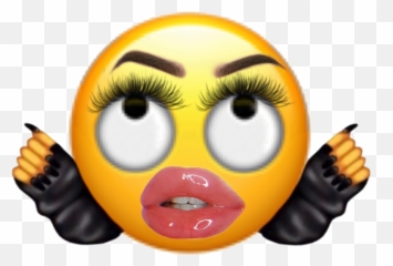 Bitchplease Emoji Art Remix Sticker - Happy