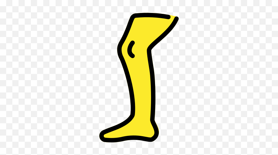 Leg Emoji - Body Parts Leg Clipart,Leg Emoji