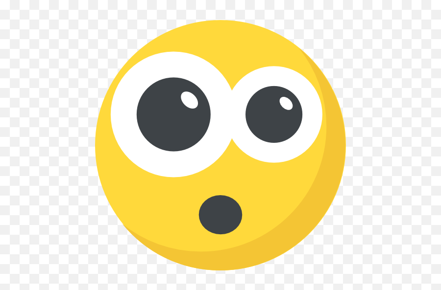 Shocked - Free Smileys Icons Icon Emoji,Circle Game Emoji
