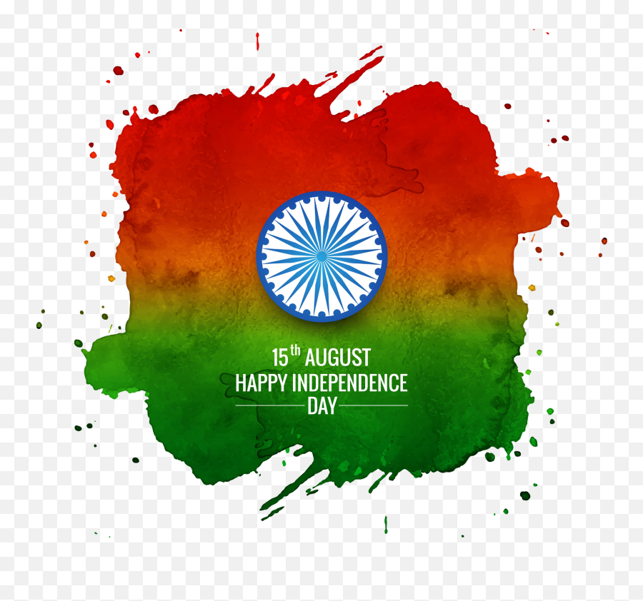 Watercolor Indian Flag - Indian Flag In Red Background Emoji,Indian Flag Emoji