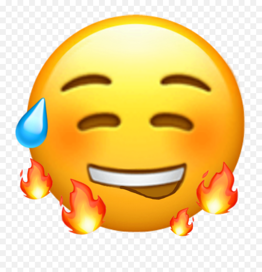 Hot Caliente Emoji Sticker - Happy Emoji,Emoji Hot