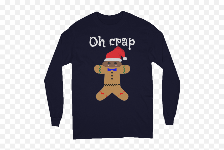 Funny Ginger Breadman Design - Santa Claus Emoji,Christmas Eve Emoji