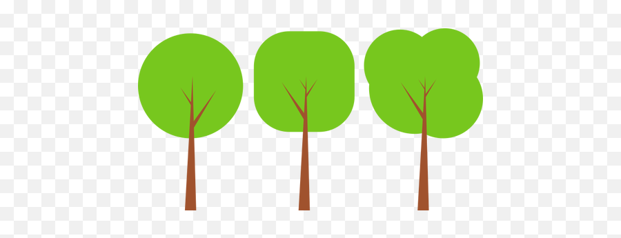 Flat Trees - Flat Tree Vector Png Emoji,Skype Flags Emoticons