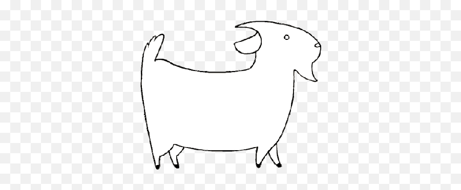 Ziegen On Pinterest Goats Clip Art Gifs - Goat Cartoon Gif Transparent Emoji,Goat Emoji Iphone