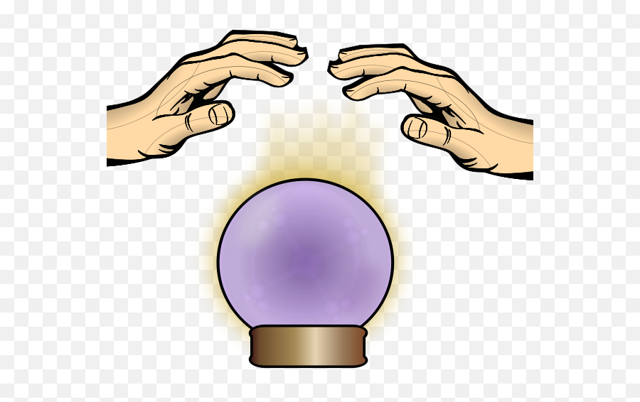 Crystal Ball With Hands - Crystal Ball With Hands Free Clipart Emoji,Purple Rain Emoji
