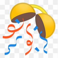 Confetti Ball Emoji Meaning With Pictures - Confete Emoji,Celebration Emoji