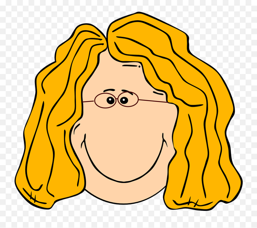 Free Blonde Hair Hair Vectors - Wig Clip Art Emoji,Anime Emotion Faces