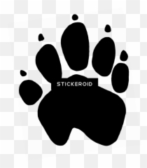 Kangaroo Paw Print - Royalty Free Emoji