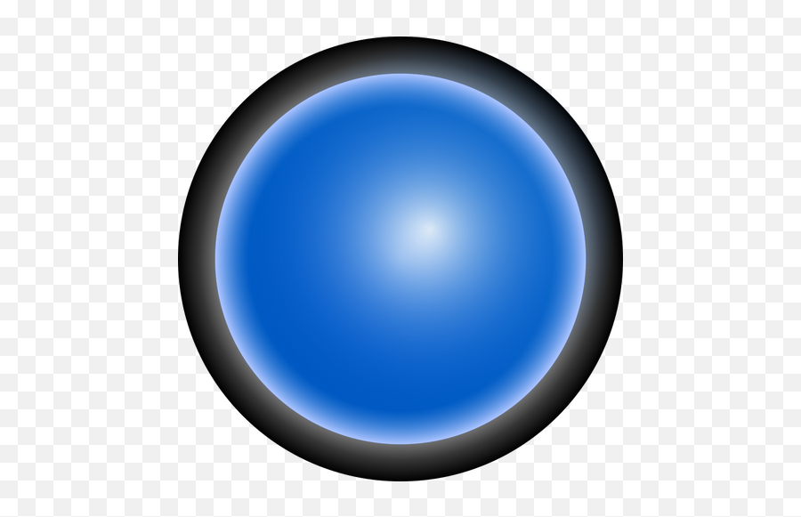 Blue Led Light - Blue And Black Circle Png Emoji,Crystal Ball Emoji Png