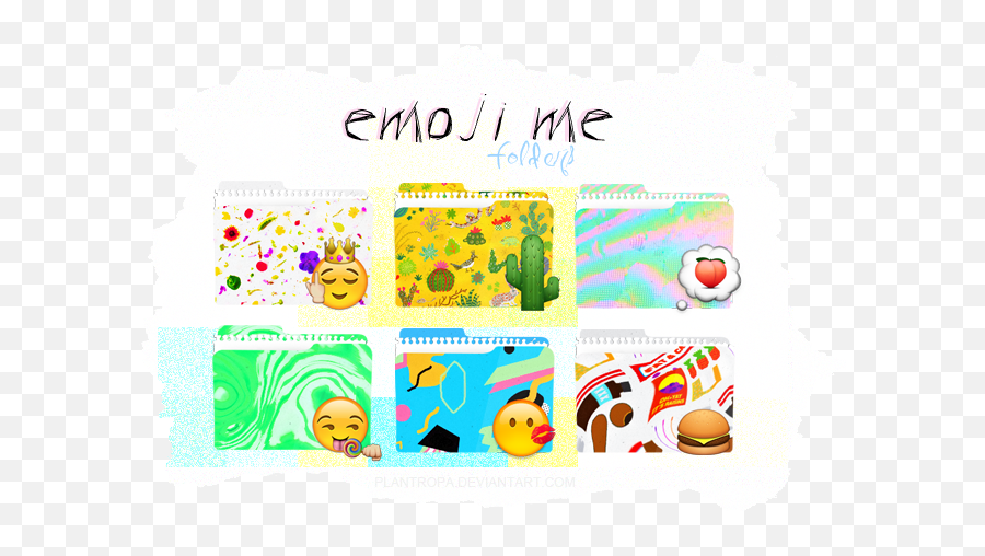 Emoji Me Folders - Cartoon,Emoji 2015