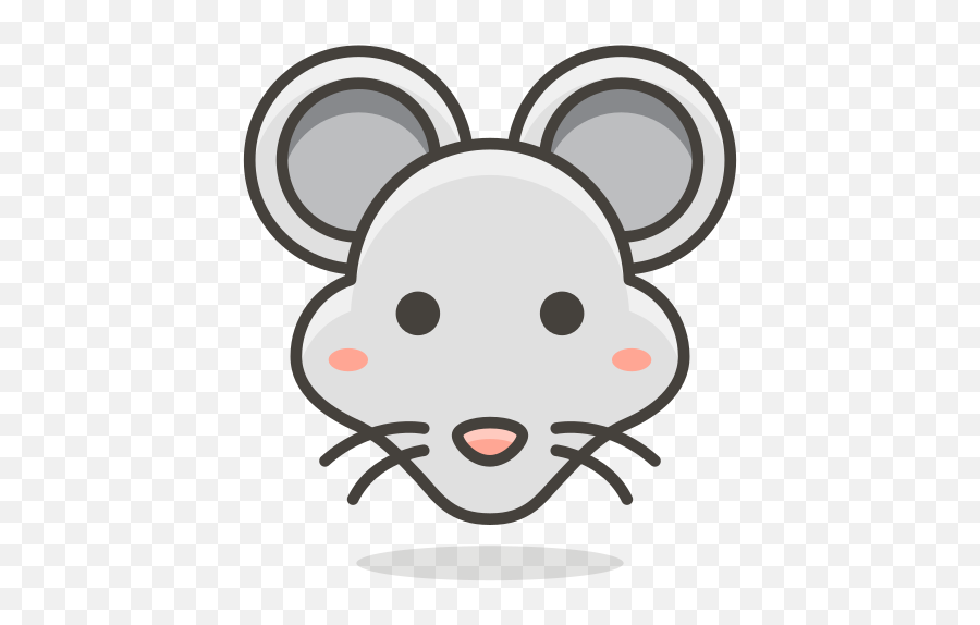 Rat Mouse Animal Free Icon Of Another - Mice Head Cartoon Black And White Png Emoji,Rat Emoji