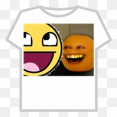 Epic Face Meets Annoying Orange Lol - Camisa Do Dudu Betero Emoji,Annoying Emoticon