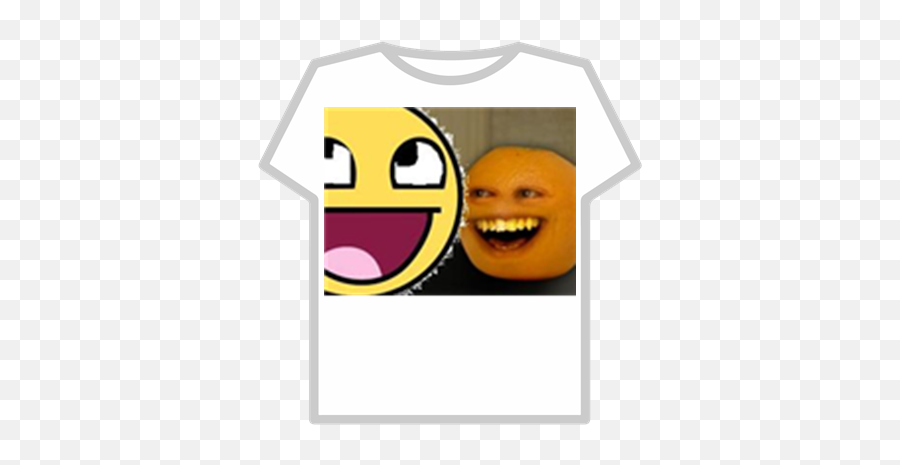 Epic Face Meets Annoying Orange Lol - Camisa Do Dudu Betero Emoji,Annoying Emoticon