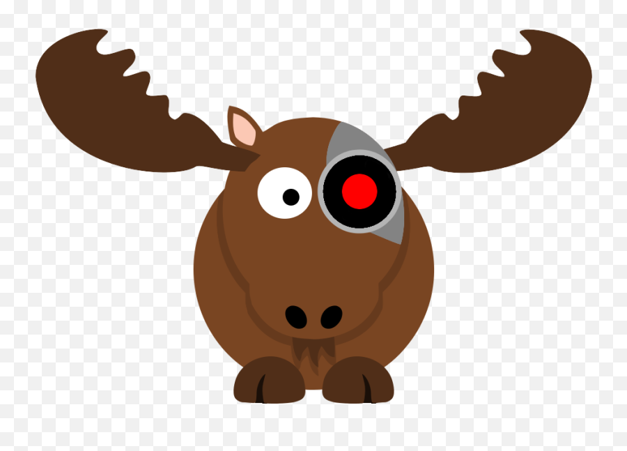 Robotmoose - Home Moose Cartoon Emoji,Emoji Robot