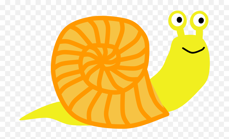 Download Cute Snail Images Clipart - Yellow Snail Cartoon Emoji,Snail Emoticon