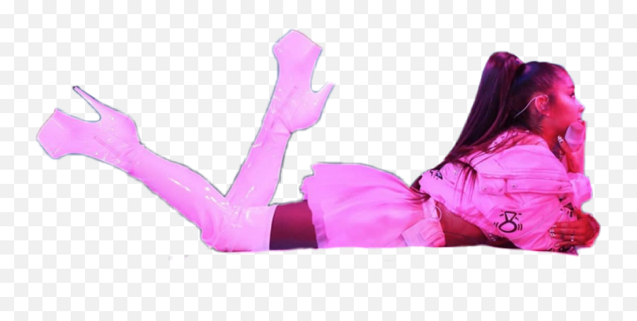 Arianagrande Ariana Grande 7rings - Girl Emoji,Laying Down Text Emoji