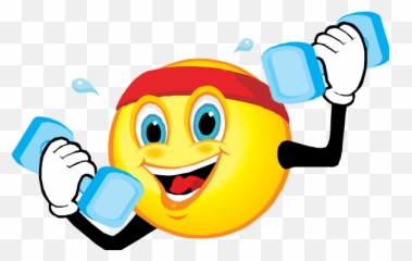 The Lee County Recreational Center - Workout Smiley Emoji