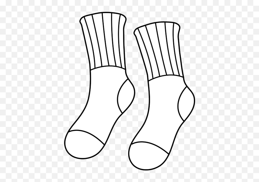 White Socks Transparent Png Clipart - Socks Coloring Pages Emoji,Black Emoji Socks