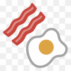 Bacon Eggs Graphic - Clip Art Emoji