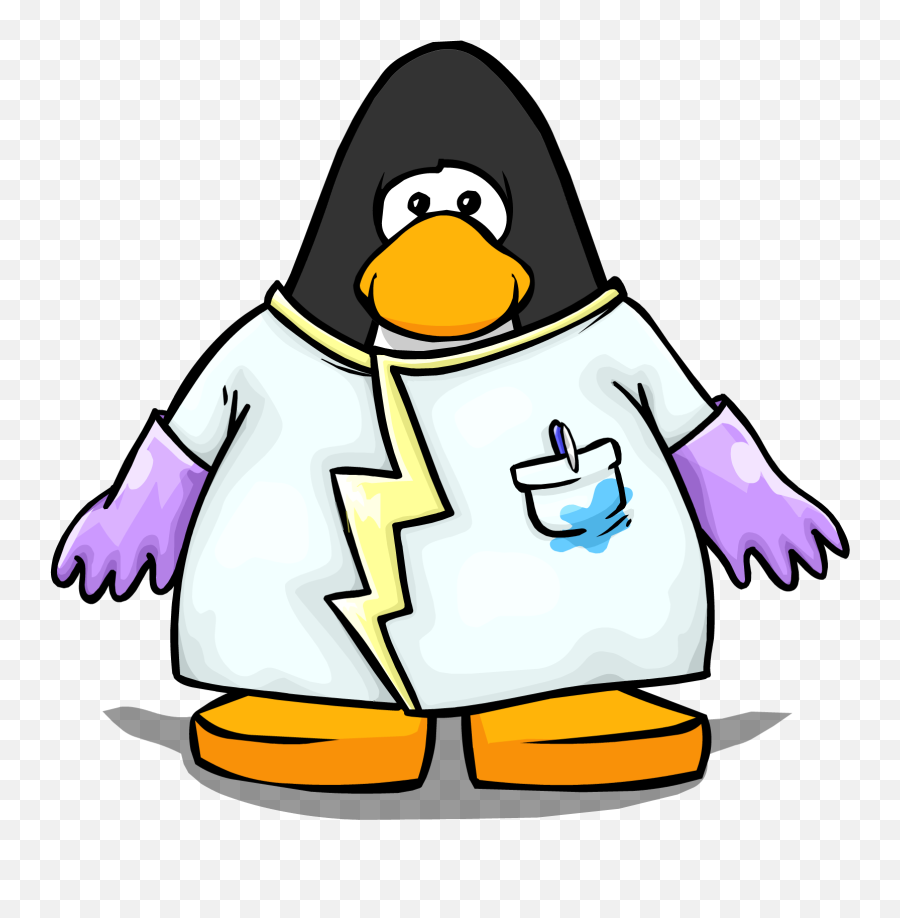 Scientist Clipart Penguin - Scientist Png Transparent Png Club Penguin Character Transparent Emoji,Scientist Emoji