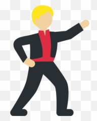 Twemoji2 1f57a - Man Dancing Emoji,Job Emoji