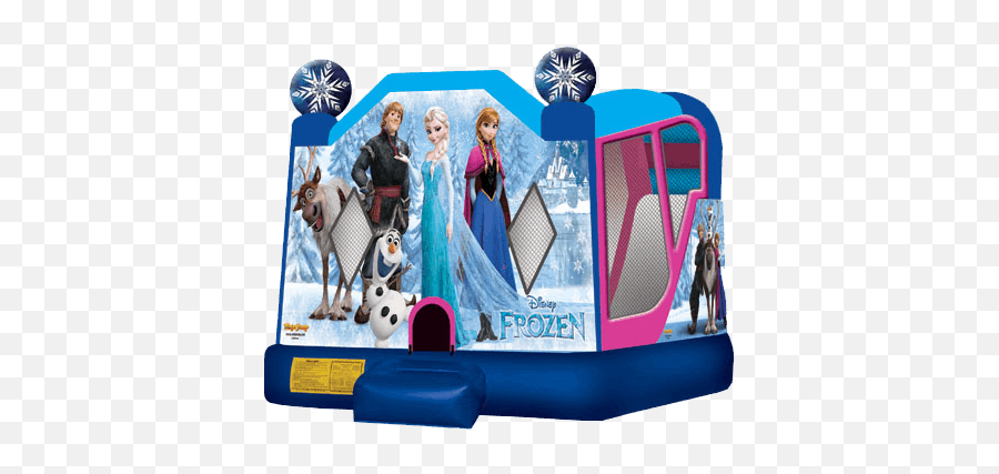 Inflatable Water Slides New York Clownscom - Frozen Combo Bounce House Emoji,Water Bed Emoji