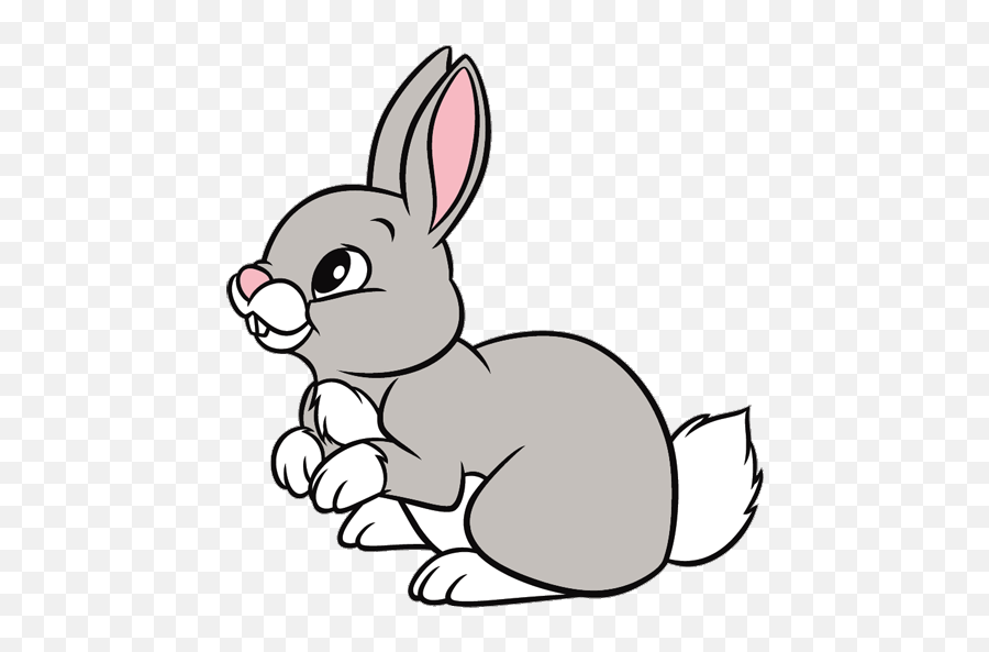 Free Transparent Bunny Gif Download - Rabbit Clipart Emoji,Rabbit Emoticon