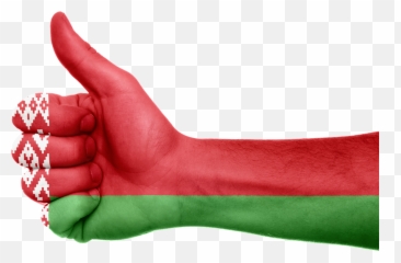 Belarus Flag Hand National Fingers Emoji