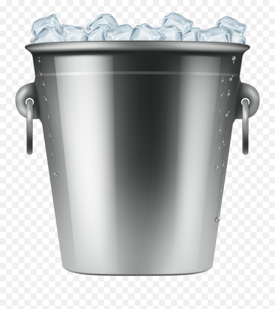 Bucket Of Ice Clipart - Ice Bucket Png Emoji,100 Emoji Bucket Hat