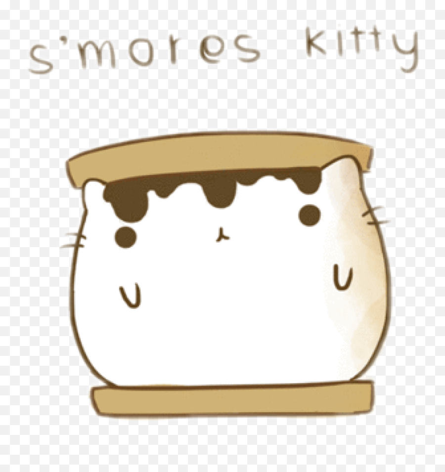 Marshmallow Marshmallows Smore Smores - Kawaii S Mores Kitty Emoji,S'mores Emoji