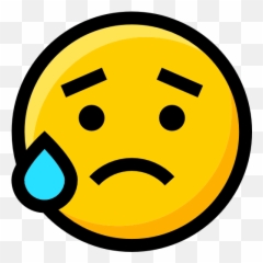 Smileys Ideogram Worried Feelings Interface Faces - Emoji Flat Icon Png,Scared Face Emoji