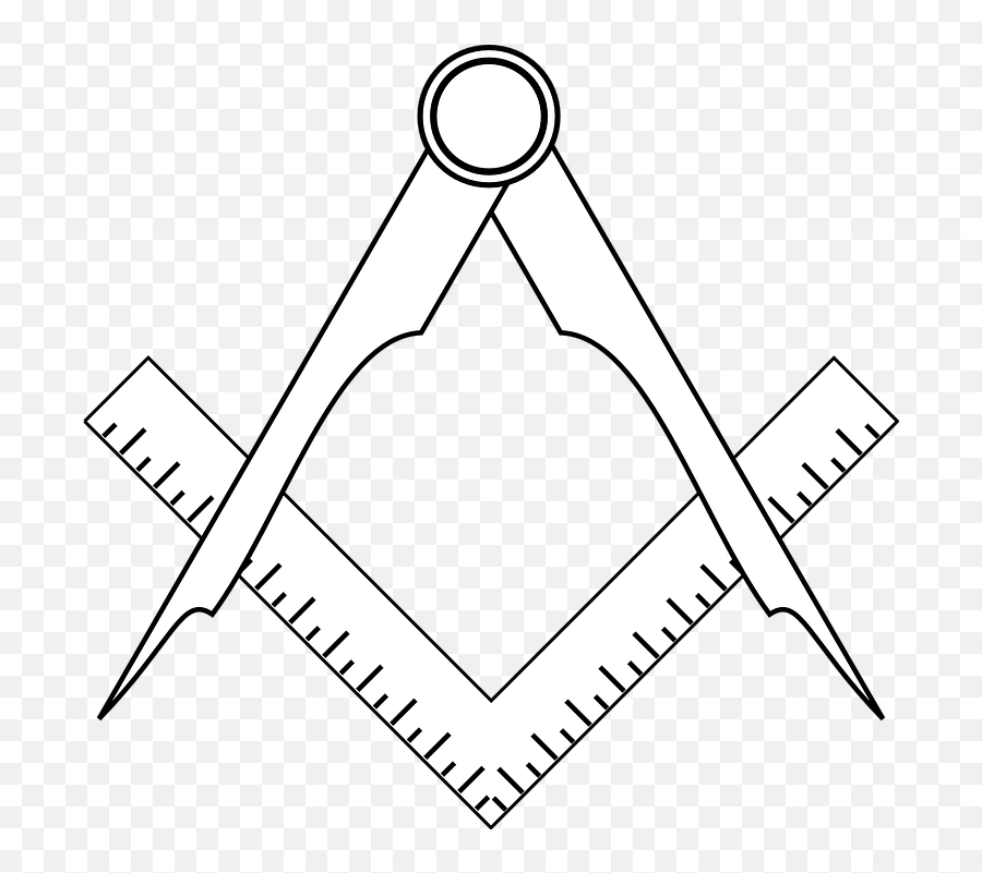 Freemason Freemasonry Square - Square And Compass Emoji,Square And Compass Emoji