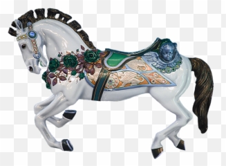 Horse Carousel Carouselhorse Art Vintage - Caballo Tiovivo Png Emoji,Carousel Emoji