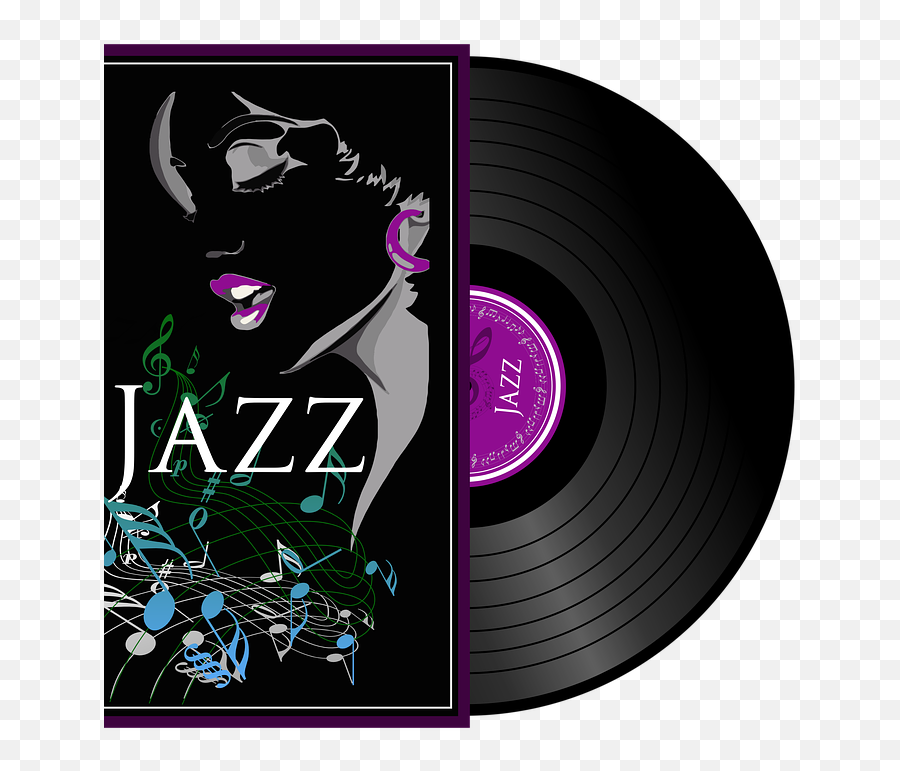 Vinyl Music Retro - Jazz Vinyl Png Emoji,Record Player Emoji