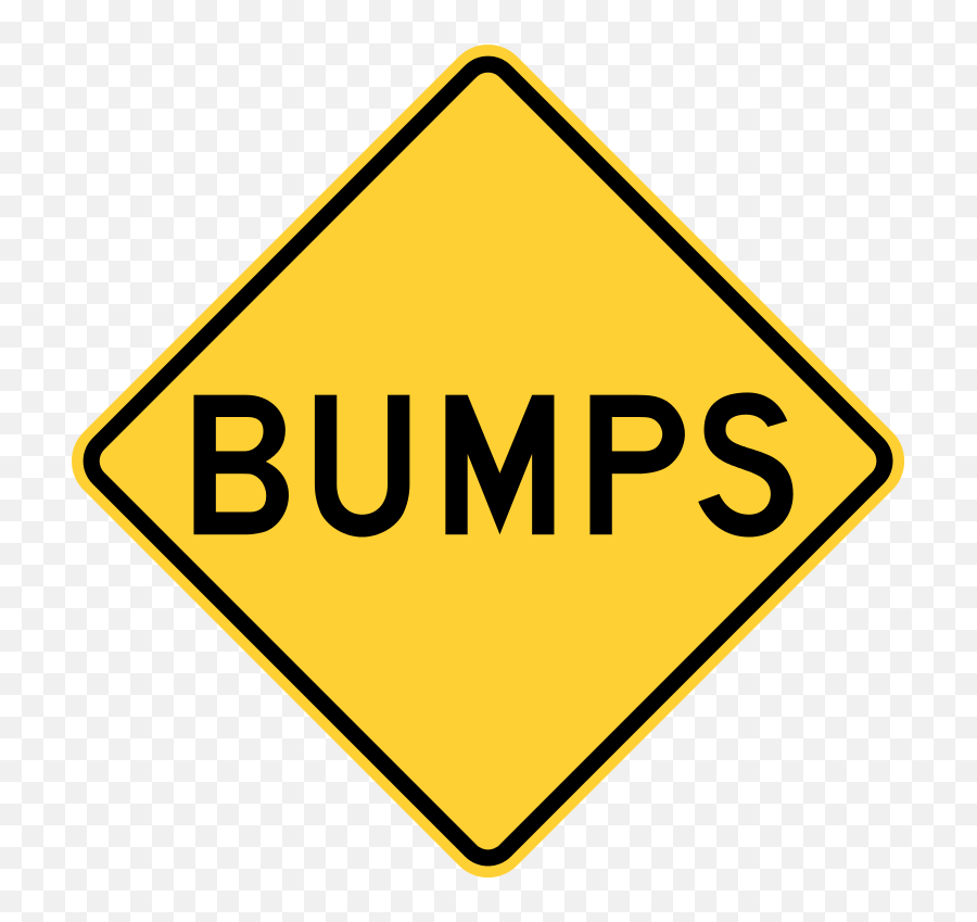 Njdot Bumps Sign - Hospital Ahead Road Sign Emoji,Sign Language Emoji Meanings
