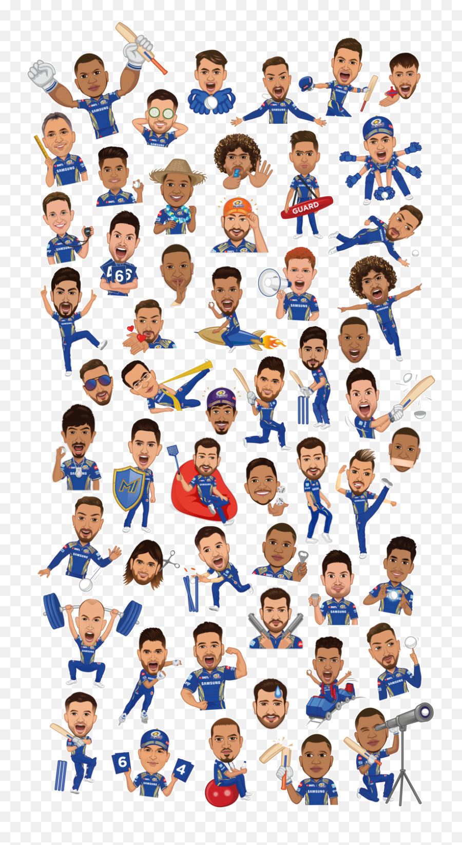 Mumbai Indians Locopopo - Mumbai Indians Emoji Team,Indian Emoticon