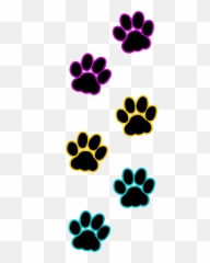 Free Paw Prints Transparent Download Clip Art - Cat Emoji