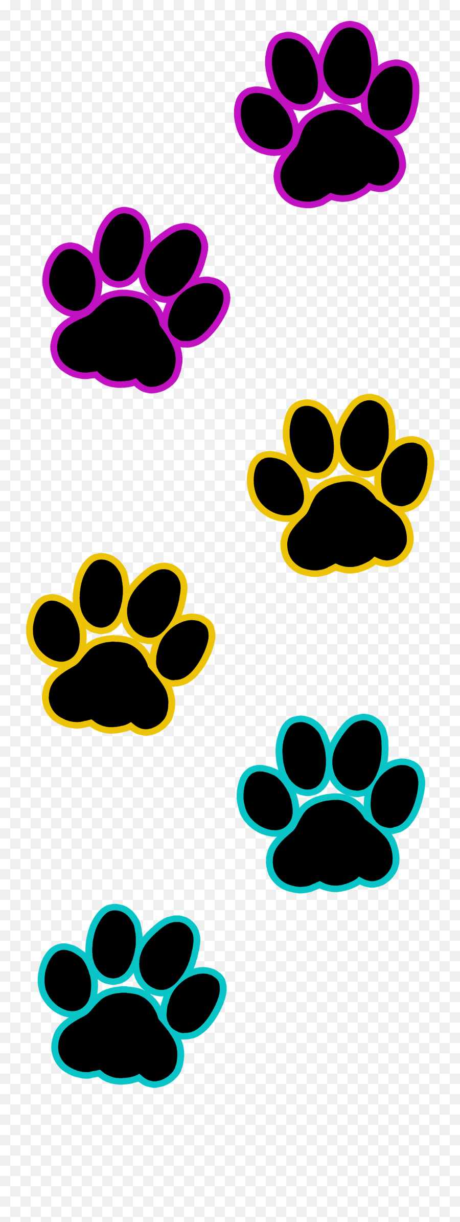 Free Paw Prints Transparent Download Free Clip Art Free - Cat Paw Prints Transparent Emoji,Pawprint Emoji